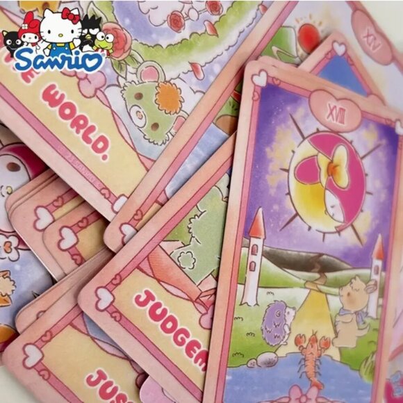 Luna's My Melody Tarot Deck 78 Cards Hello Kitty NW T - Picture 5 of 5